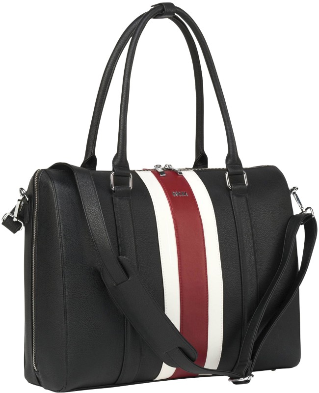 SOCHA Laptoptasche 15,6" Kunstleder Schwarz 41,5 x 14 x 31,5 cm