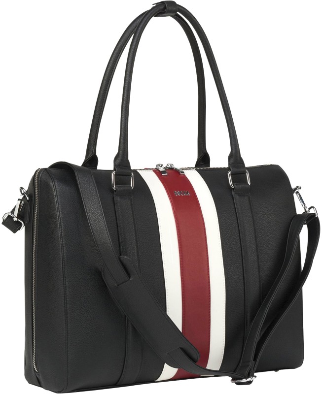 SOCHA Laptoptasche 17,3" Kunstleder Schwarz 44 x 14 x 32 cm