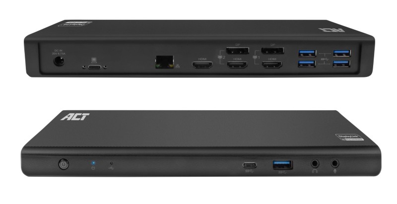 Thumbnail - ACT Dockingstation AC7048 Schwarz