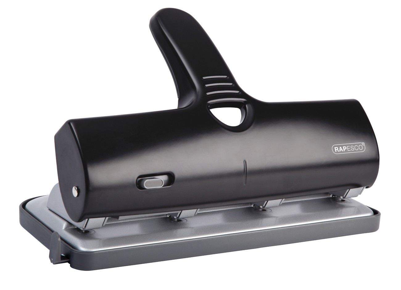 Rapesco Heavy Duty 4 Löcher Locher Aluminium 40 Blatt ALU 40 Schwarz;Silber