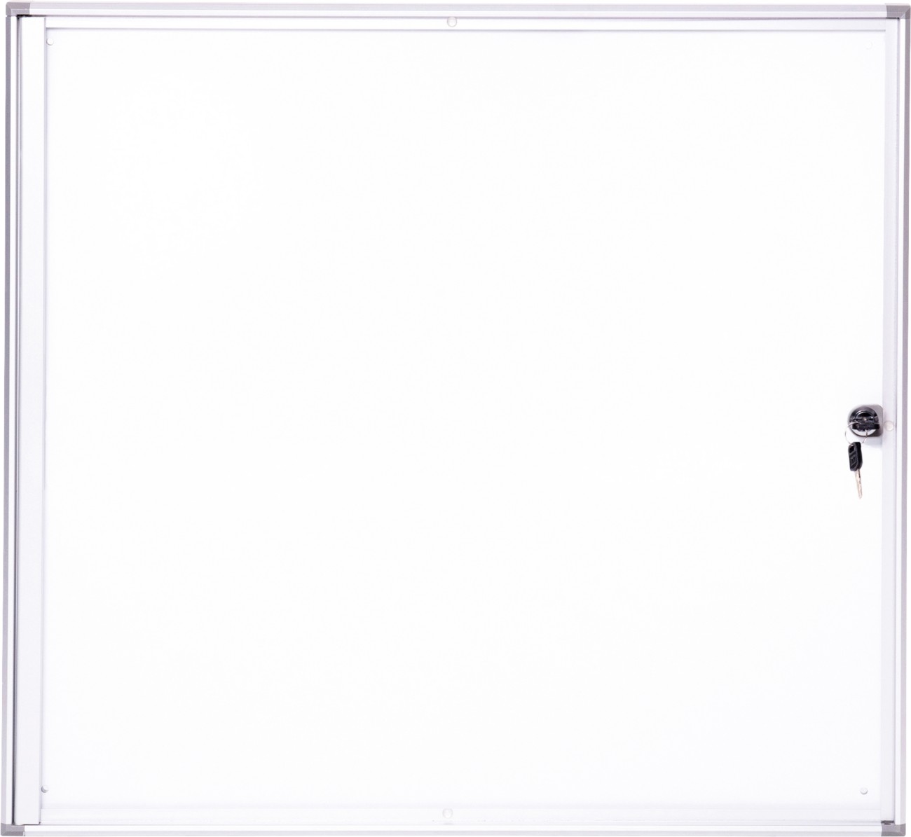 Maul MAULextraslim Abschließbarer Schaukasten Magnetisch 6 x A4 Zum Hängen Abschließbar Innen 71 (B) x 65,1 (H) cm Silbe...