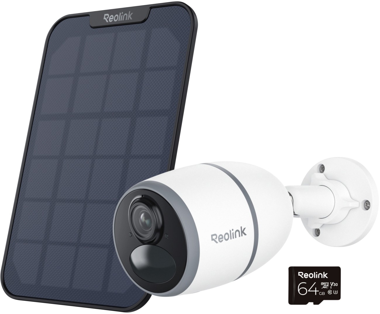 Reolink 2K 4G Bullet Ai Battery Cam Kit +64Gb