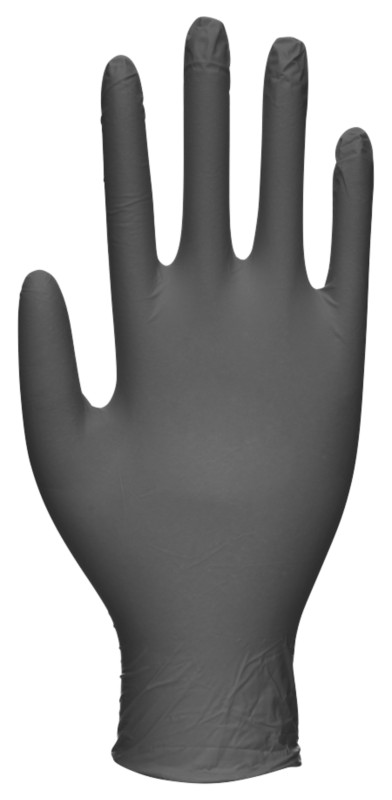 Nitrex Handschuhe Nitril Ungepudert Large (L) Schwarz 100 Stück