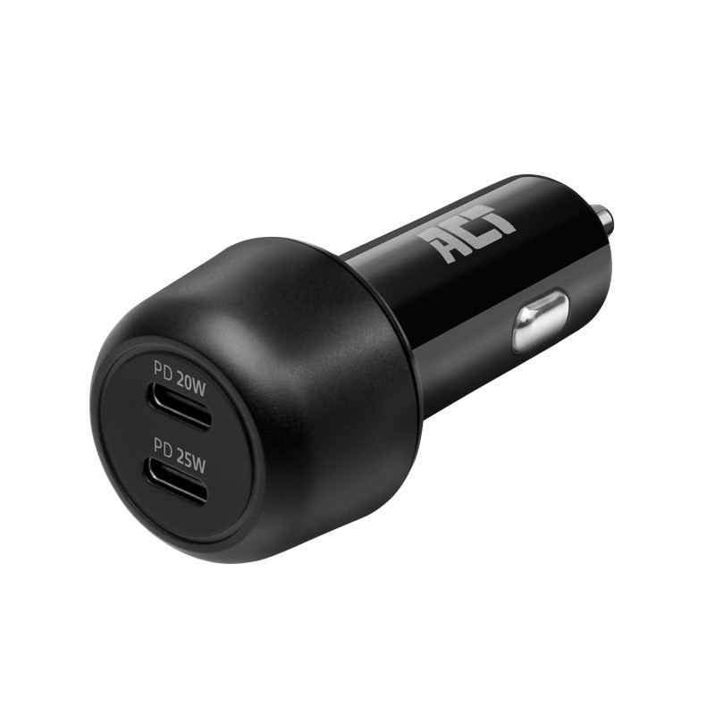 ACT Autoladegerät USB-C-Buchse AC2200 Schwarz