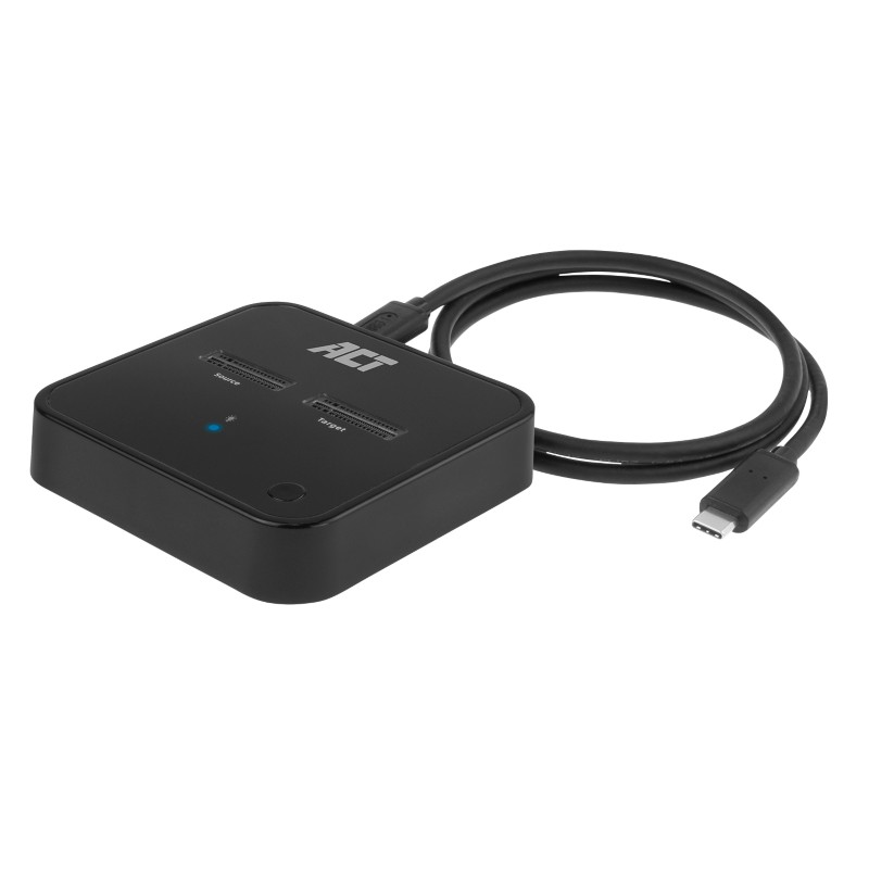 ACT USB-C-Dockingstation mit Stecker AC1502 Schwarz 800 mm