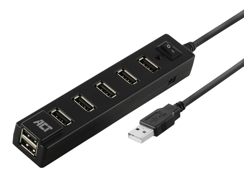 ACT USB-Hub AC6215 7 USB-A