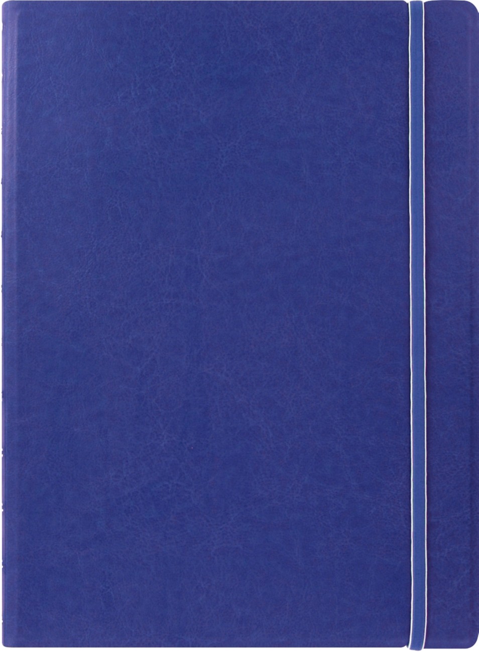 Filofax Notebook 115024 A4 Ruled Twin Wire Faux-Leather Soft Cover Blue 56 Pages