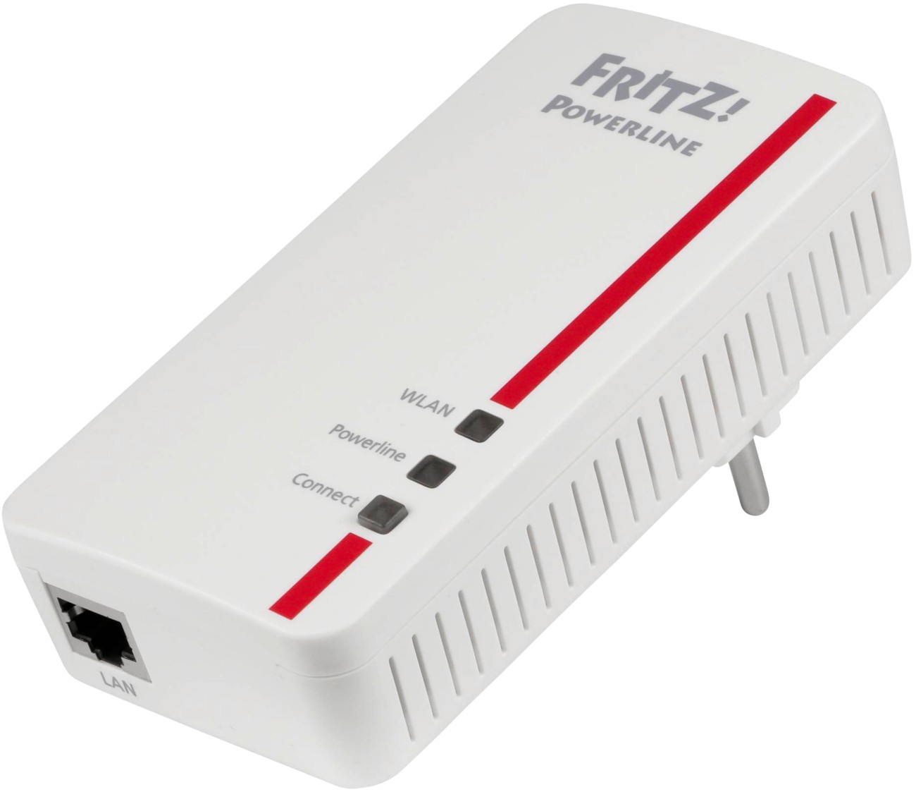 AVM FRITZ! 1260E Powerline-Adapter 1200 Mbit/s WLAN AC (bis 866 MBit/s brutto, 5 GHz) und N (bis 400 MBit/s brutto, 2,4 GHz) verbindet PC, Tablet, Smartphone, Drucker und andere netzwerkfähige Geräte 1186602