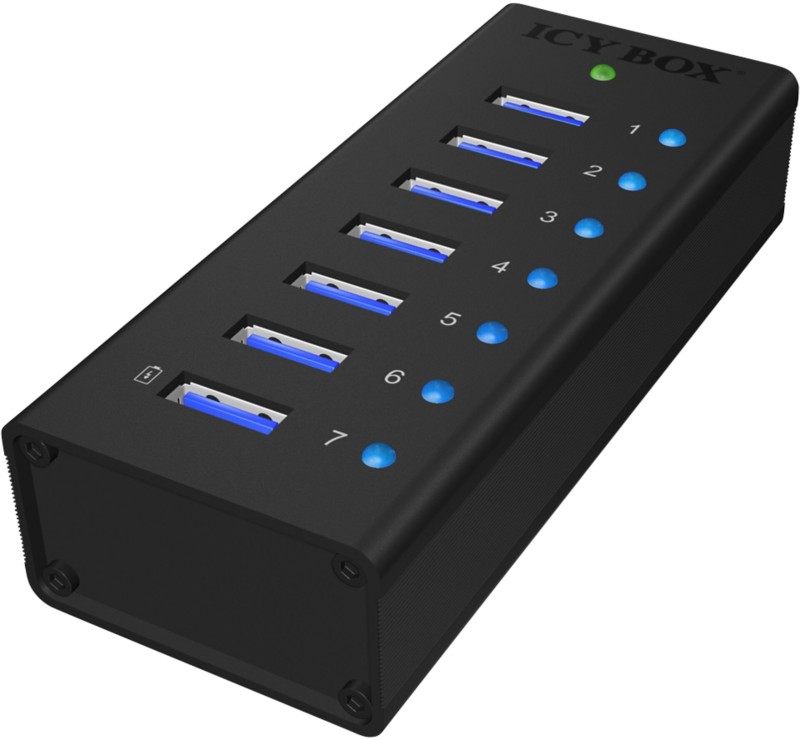 Thumbnail - RaidSonic Multiport-Hub USB-A Schwarz