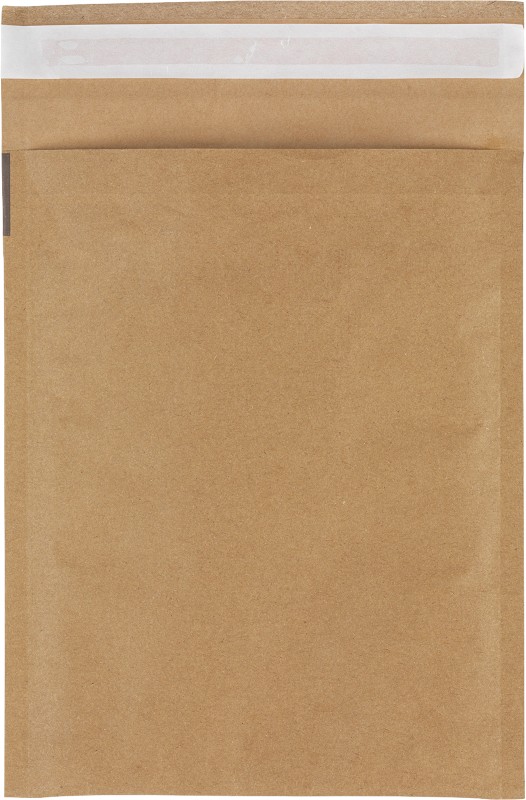 RAJA Luftpolster-Luftpolster-Versandtaschen Kraftpapier Braun Ohne Fenster 162 (B) x 229 (H) mm Verschlusslasche 110 g/m...