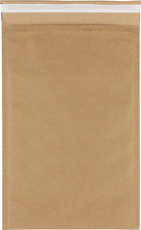 RAJA Luftpolster-Luftpolster-Versandtaschen Kraftpapier Braun Ohne Fenster 245 (B) x 381 (H) mm Verschlusslasche 110 g/m...