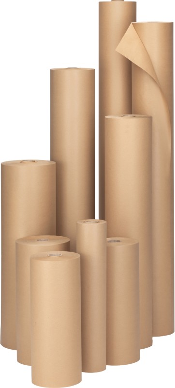 RAJA Packpapier 600 mm (B) x 95 m (L) 70 g/m² Braun Recycelt 100%