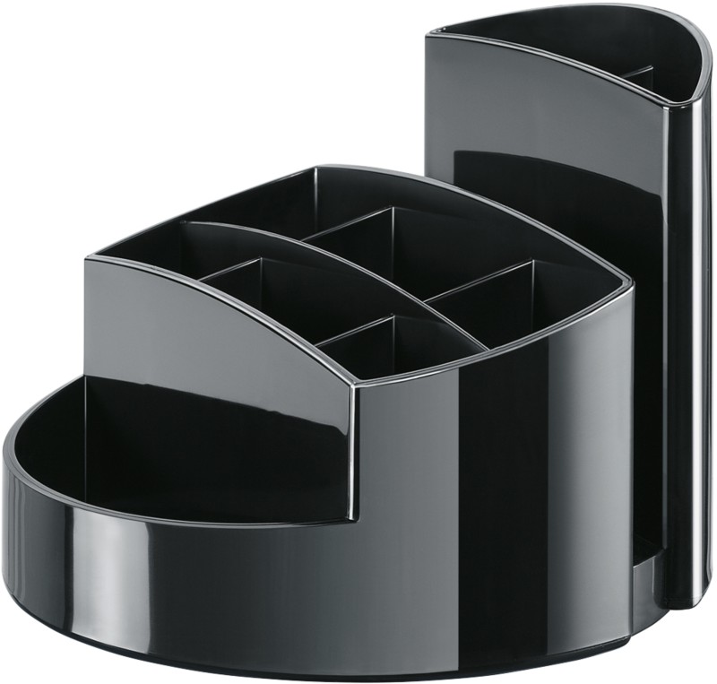 Thumbnail - HAN RONDO Stifthalter 17460-13 PP (Polypropylen) Schwarz 140 mm (B) x 140 mm (T) x 109 mm (H)