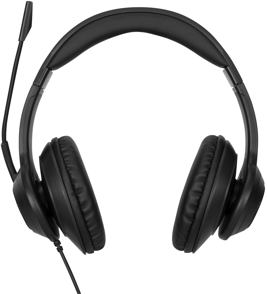 Targus Wired Headset Over-The-Ear Usb Noise Cancelling Microphone Stereo Black