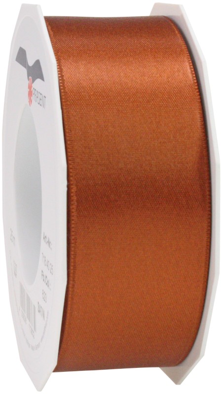 Thumbnail - PRAESENT Doppelsatin 7184025-623 Zimt 40 mm x 25 m 2 Stück