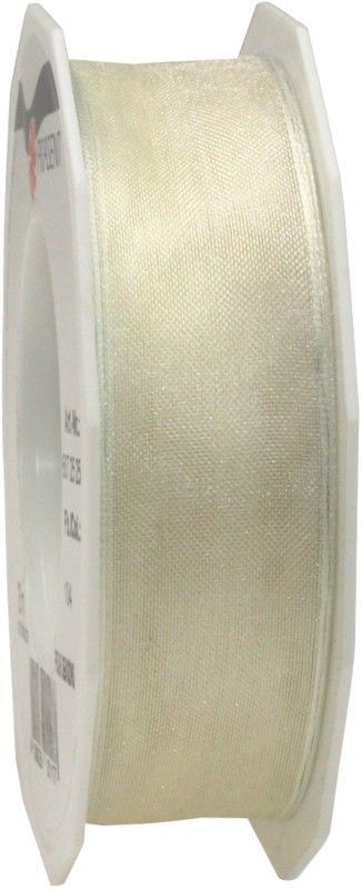 Thumbnail - PRAESENT Organza 6072525-104 Créme 25 mm x 25 m 2 Stück