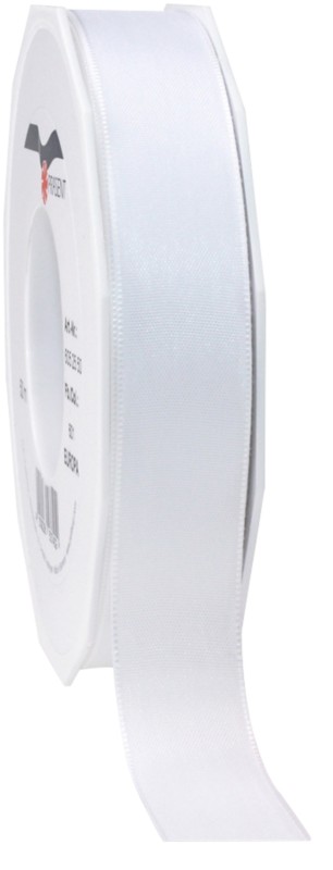 Thumbnail - PRAESENT Taftband 6052550-601 Weiß 25 mm x 50 m 2 Stück