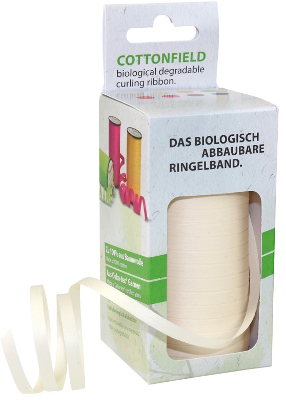 PRAESENT Ringelband 85405-104 Créme 5 mm x 100 m 2 Stück