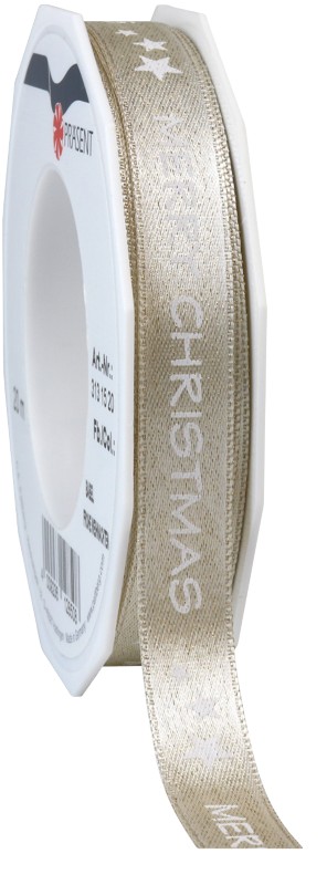 Thumbnail - PRAESENT Satinband 3131520-089 Gold 15 mm x 20 m 2 Stück