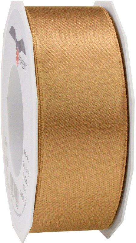 PRAESENT Doppelsatin 7184025-634 Gold 40 mm x 25 m 2 Stück