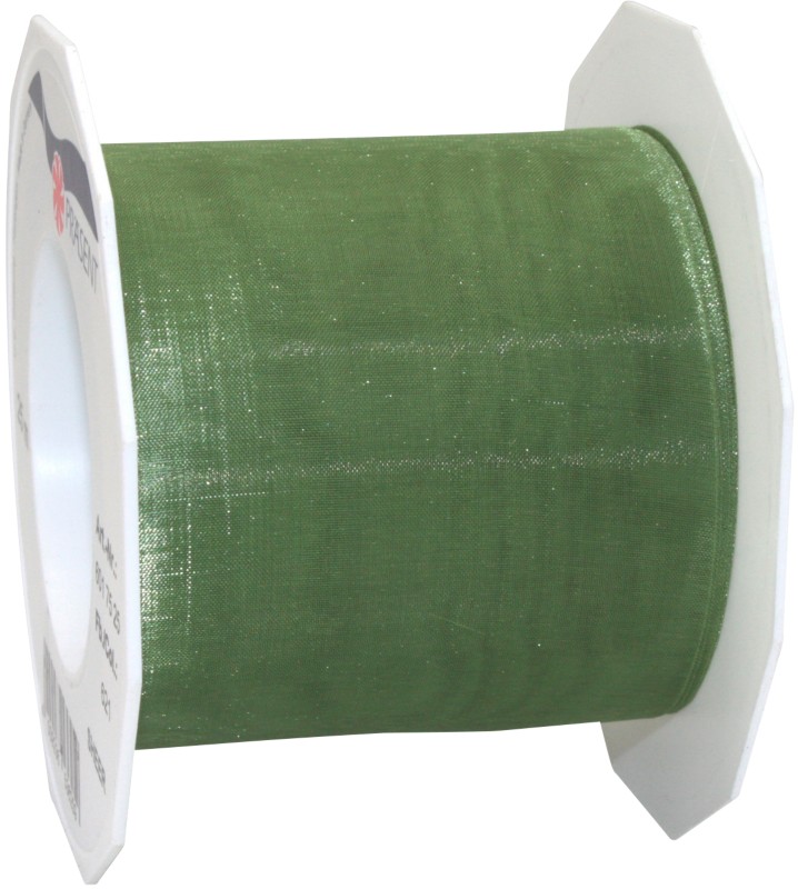 PRAESENT Organza 6017525-621 Olive 72 mm x 25 m 3 Stück