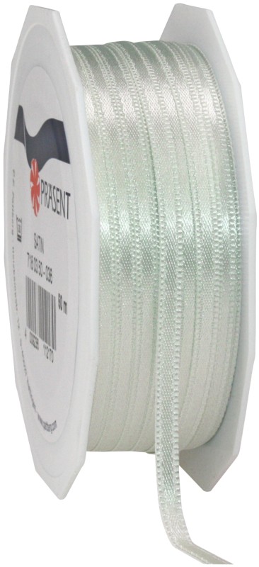 PRAESENT Doppelsatin 7180350-036 Mintgrün 3 mm x 50 m 2 Stück