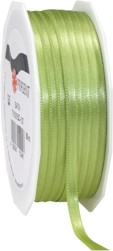 PRAESENT Doppelsatin 7180650-027 Pistazie 6 mm x 50 m 2 Stück