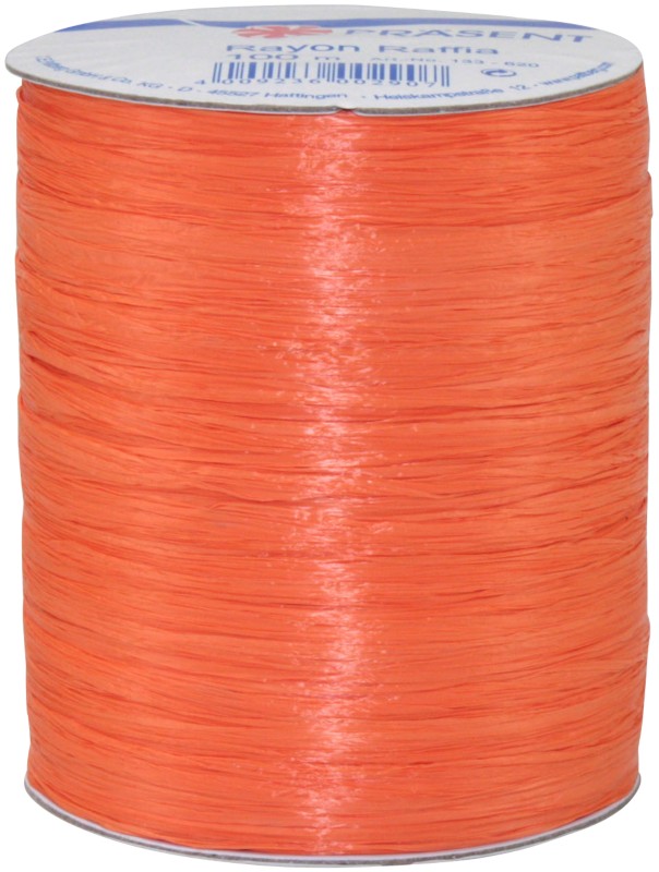 PRAESENT Bastband 133-620 tangerine 5 mm x 100 m 3 Stück