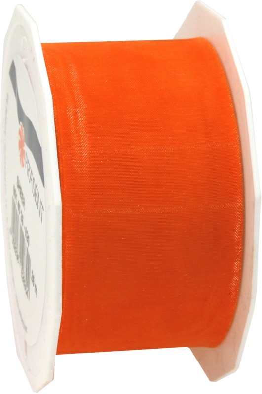 PRAESENT Organza 6014025-620 Orange 40 mm x 25 m 3 Stück