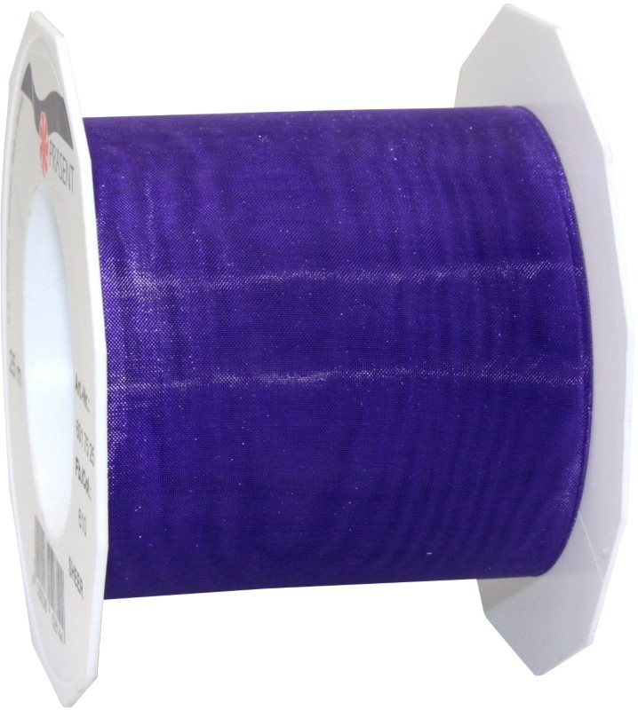 PRAESENT Organza 6017525-610 Violett 72 mm x 25 m 3 Stück