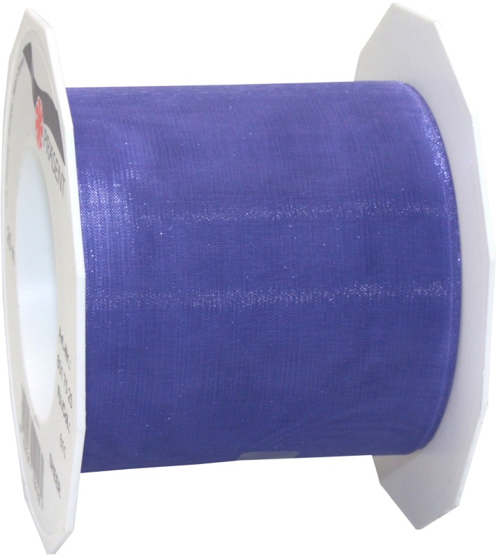Thumbnail - PRAESENT Organza 6017525-611 Lila 72 mm x 25 m 3 Stück