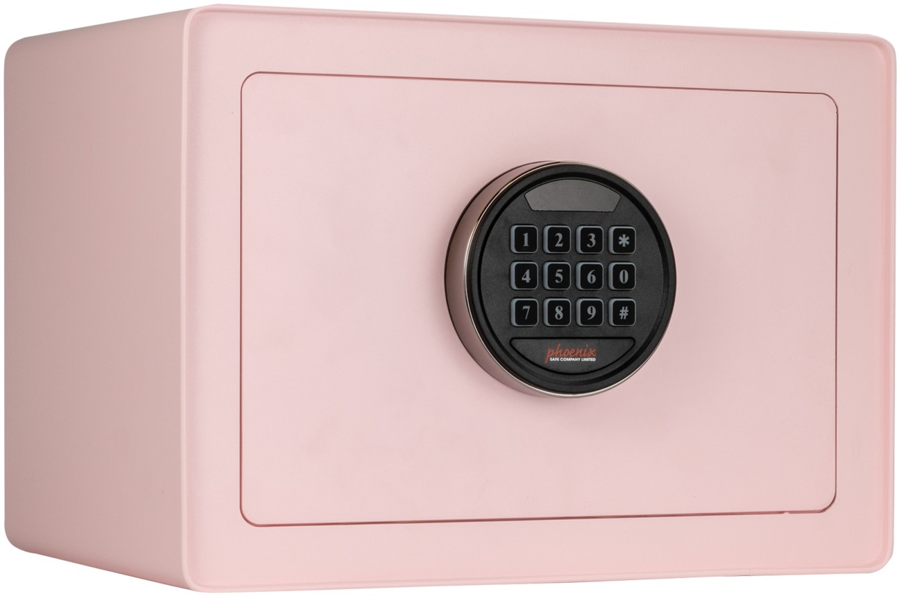 Phoenix Sicherheits-Safe DREAM1P Pastellrosa 350 (B) x 250 (T) x 250 (H) mm