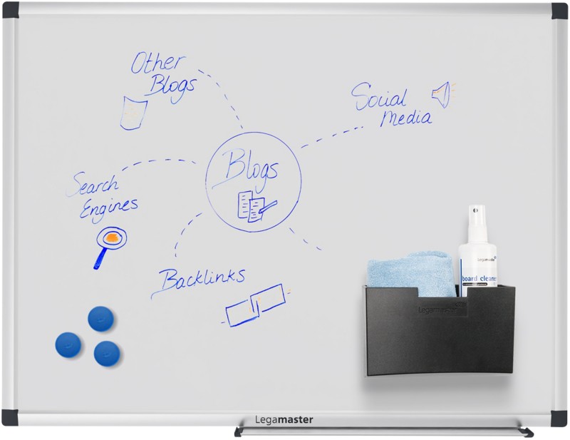 Thumbnail - Legamaster UNITE PLUS Whiteboard Magnetisch Emaille Einseitig 60 (B) x 45 (H) cm