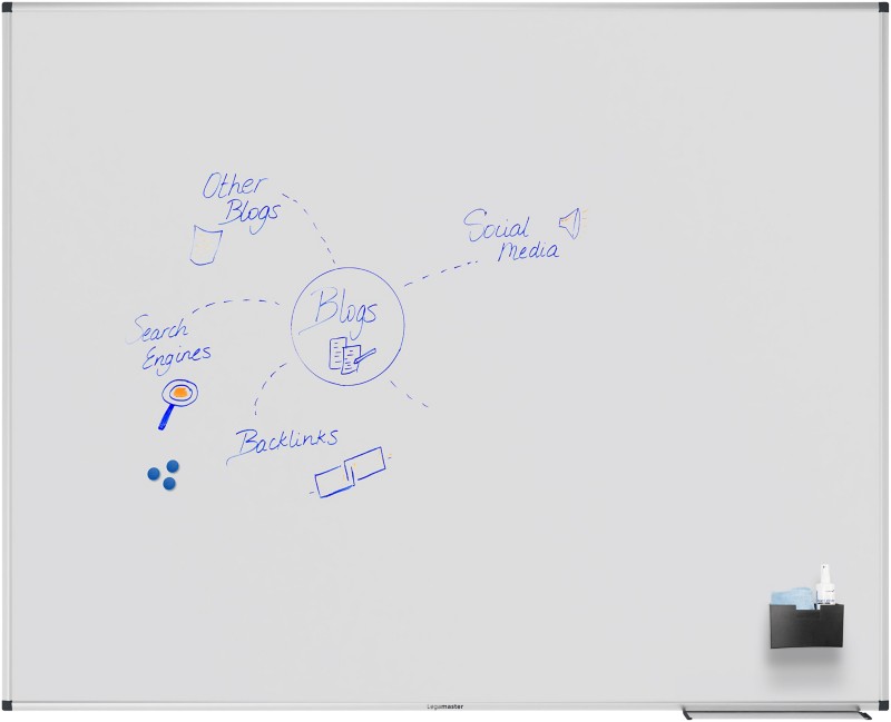 Legamaster UNITE PLUS Whiteboard Emaille Magnetisch 150 x 120 cm