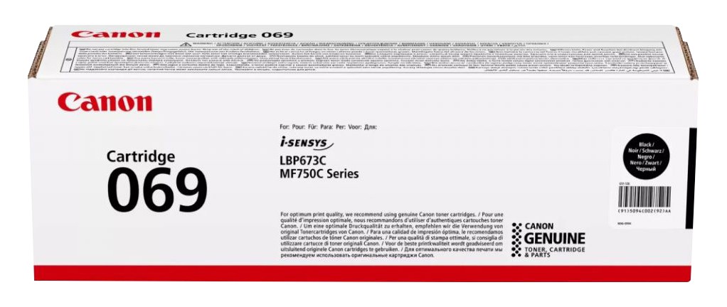 Canon 069 Original Toner Cartridge Black