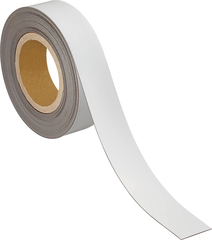Thumbnail - Maul Magnetband Magnetisch 4 cm Weiß 6524702 10 m