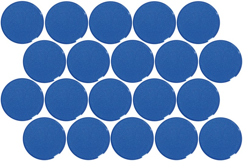 Thumbnail - Maul MAULpro Whiteboard-Magnete Blau 2 kg Tragfähigkeit 33 mm 20 Stück