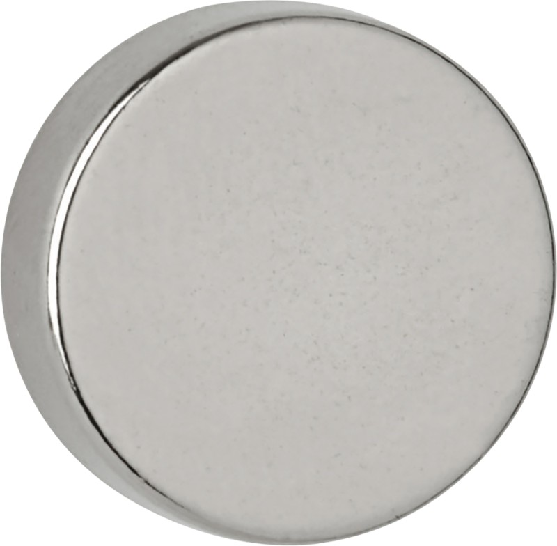 Thumbnail - Maul Neodymium Rund Magnete Silber 4.5 kg Tragfähigkeit 15 mm 4 Stück