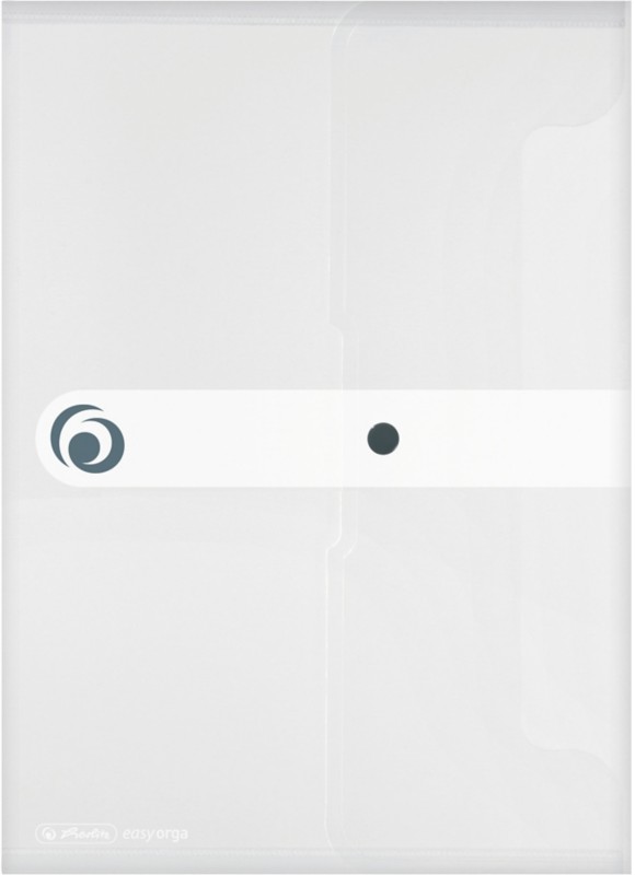 Thumbnail - herlitz easy orga to go Dokumentenmappe docfoldPP Druckknopf Polypropylen Hochformat 23,9 (B) x 32,9 (T) x 0,6 (H) cm Tr...