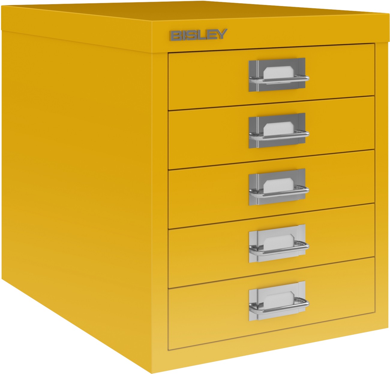 Bisley Multidrawer Steel Desktop Drawers 5 Drawers 279 X 380 X 325 Mm Yellow