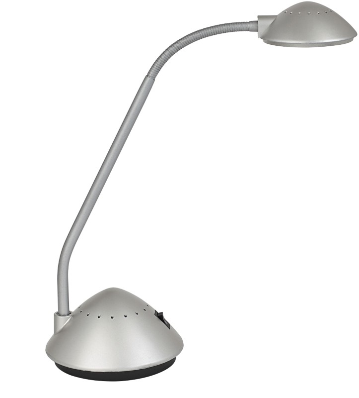 Maul MAULarc Schreibtischlampe Silber Steckdose 135 x 290 x 380 mm