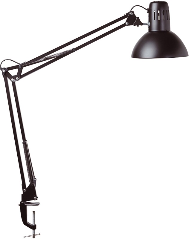 Maul MAULstudy Klemmbar Schreibtischlampe LED E27 Ohne Leuchtmittel Schwarz Steckdose 170 x 595 x 440 mm