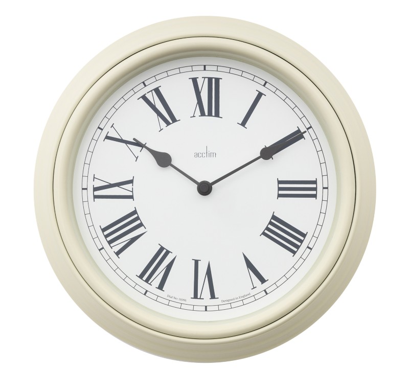 Acctim Analog Clock Cream 27.8 x 27.8 x 4.2 x 27.8 cm