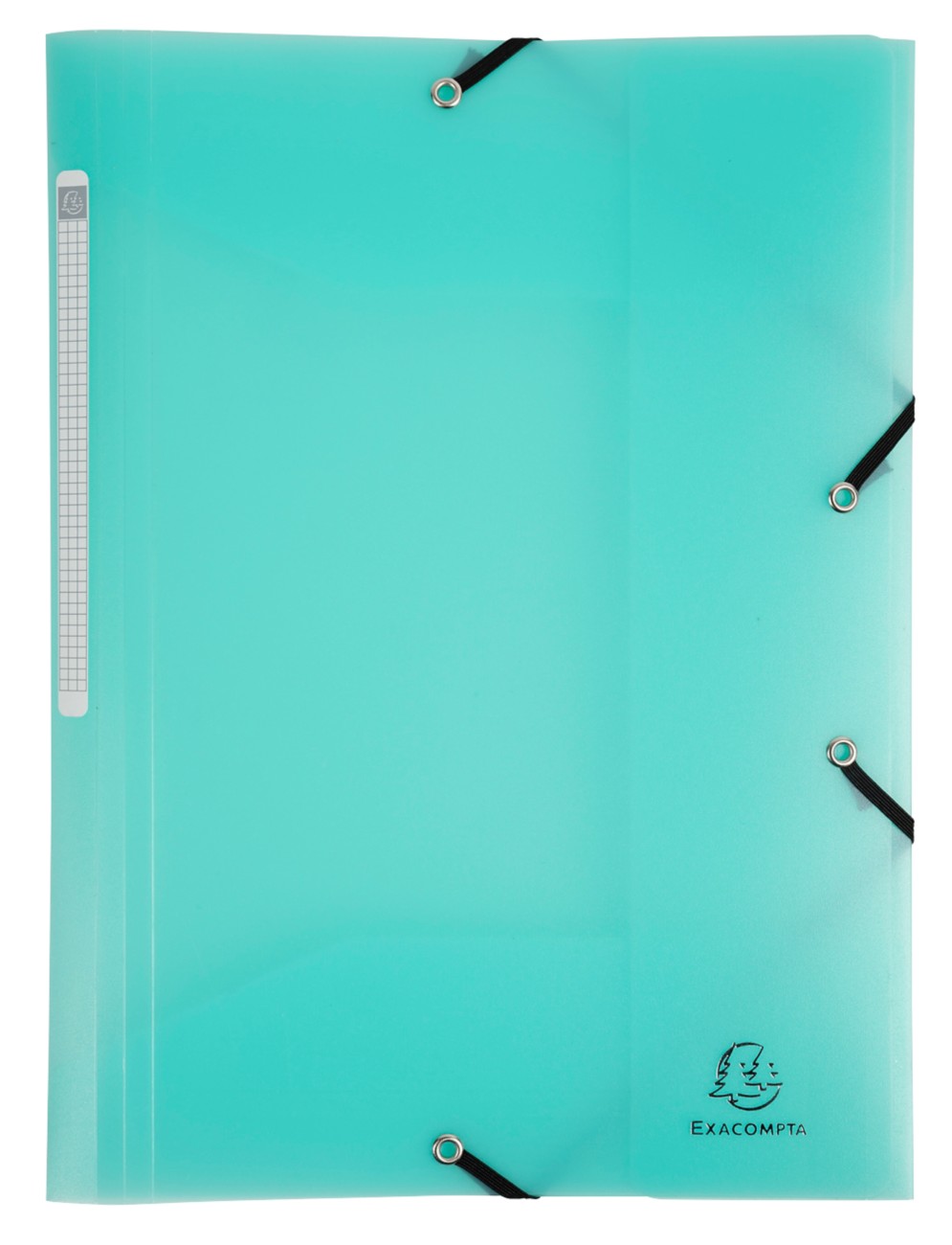 Exacompta Chromaline Pastel 3 Flap Folder 55173E Pp (Polypropylene) Rubber Band 24 (W) X 0.2 (D) X 32 (H) Cm Pastel Green Pack Of 25