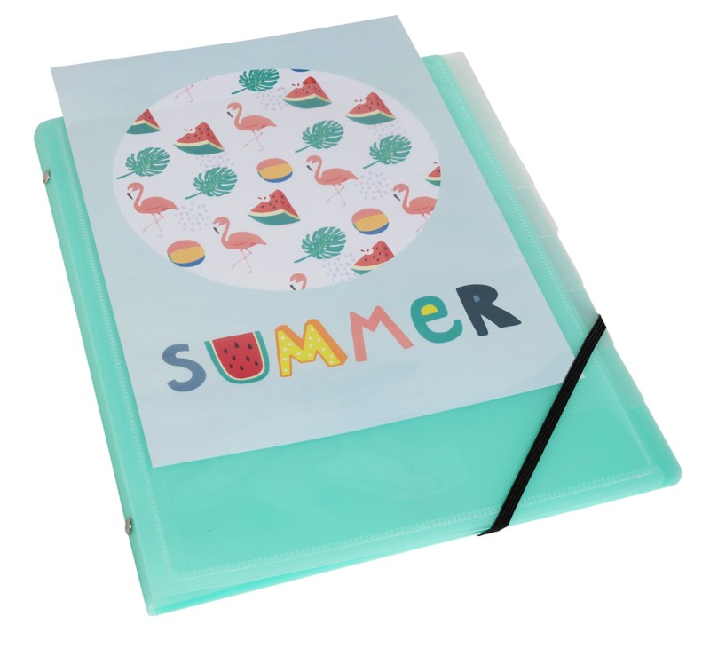 Thumbnail - Exacompta Kréacover Pastel Ordnungsmappe 56279E DIN A4 PP (Polypropylen) Farbig sortiert 24,5 (B) x 1,1 (T) x 32 (H) cm ...