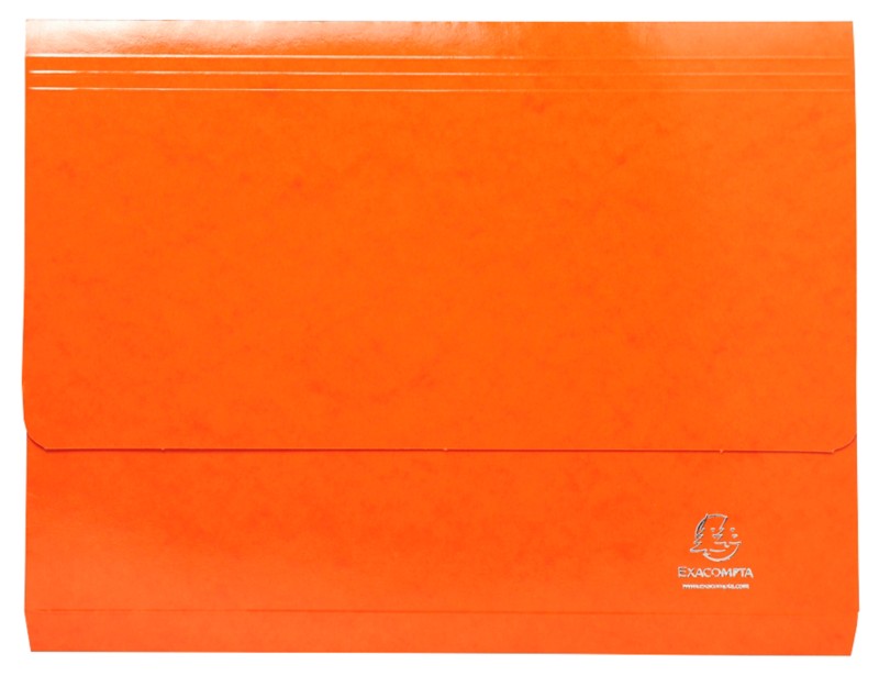 Thumbnail - Exacompta Iderama Dokumentenmappe 6508Z Karton 35,7 (B) x 24,5 (T) x 0,4 (H) cm Orange 10 Stück