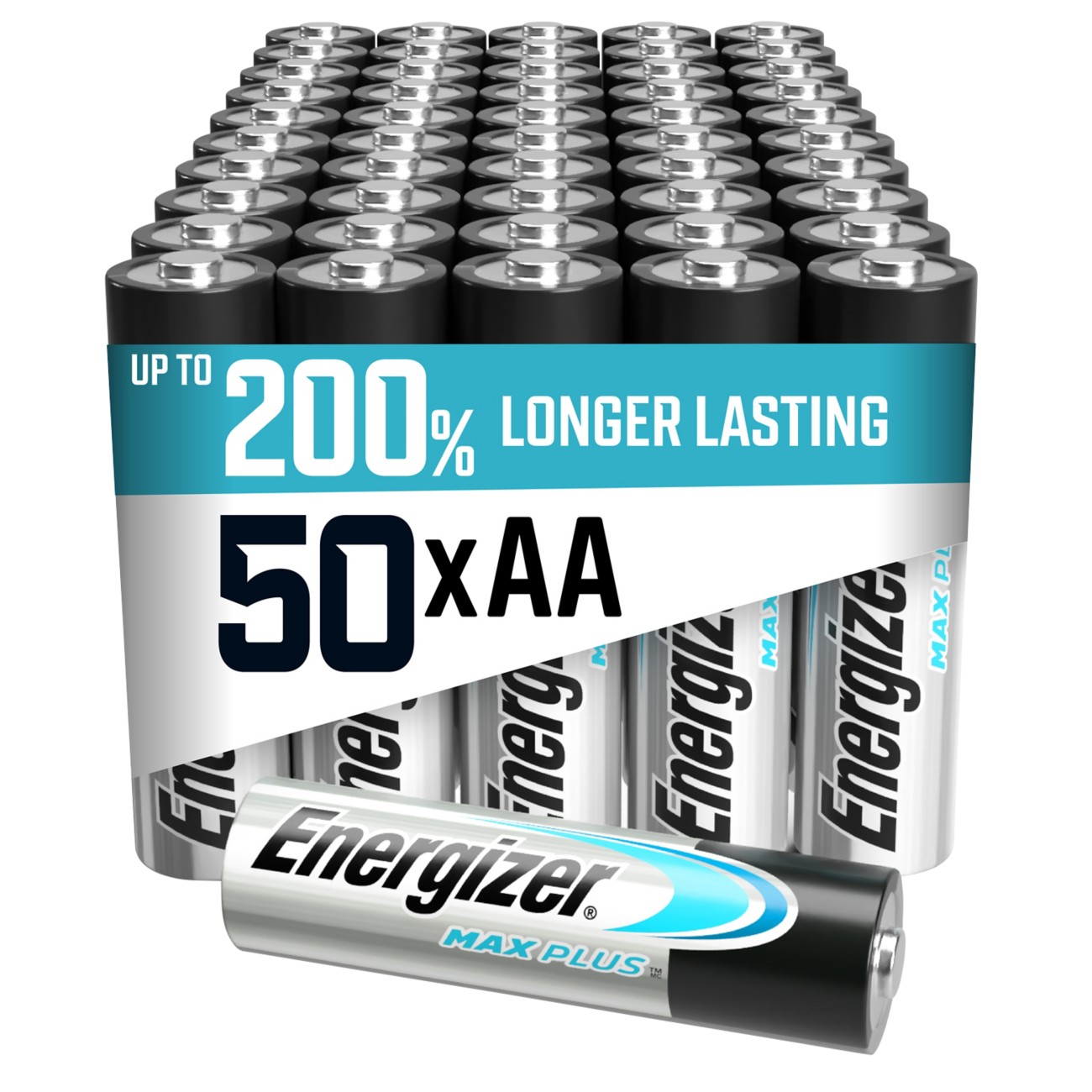 Energizer Max Plus Alkaline AA Battery Pack of 50 - Image 9