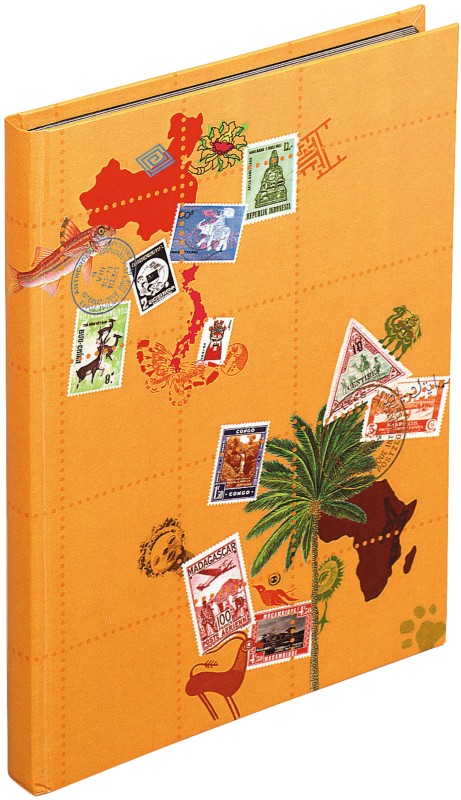 Exacompta Globe trotter Sammelalbum Hardback Papier 22,5 x 16,5 x 1,5 cm Mehrfarbig 5 Stück