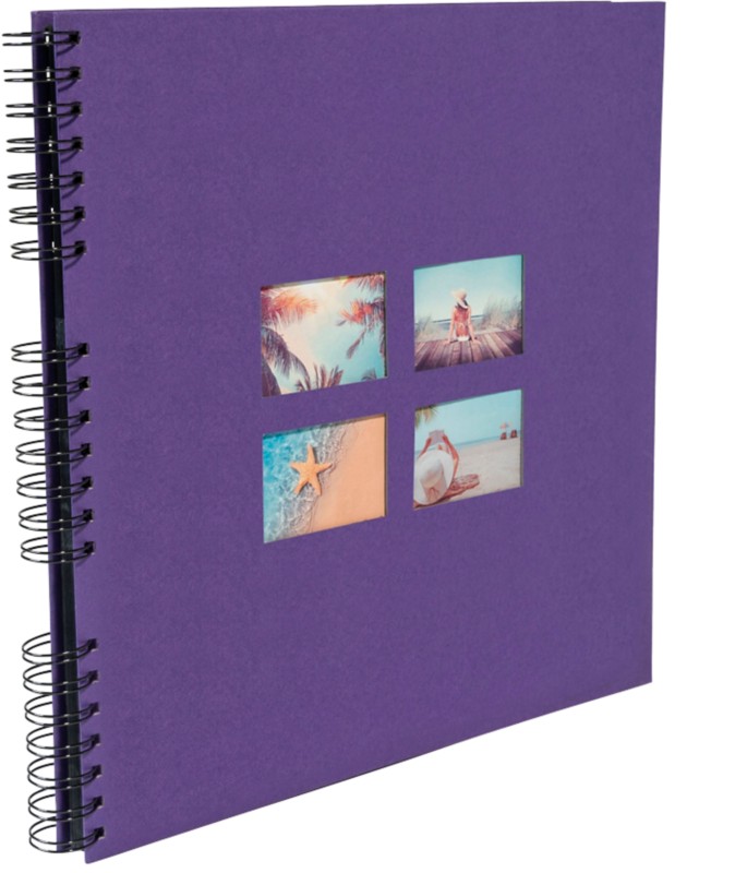 Exacompta Milano Spiralfotoalbum Hardback Papier 33 x 35 x 3,3 cm Violett