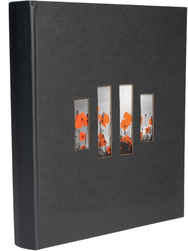 Exacompta Milano Fotoalbum Hardback Papier 30,3 x 32,8 x 4,7 cm Schwarz